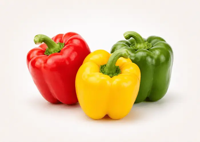 Paprika in verschiedenen Farben